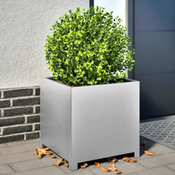 Vidaxl - Fioriera da Giardino 50x50x50 cm in Acciaio Zincato 490839