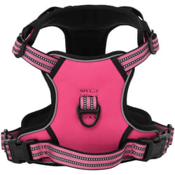 Pettorina per Cani con Strisce Riflettenti Regolabile Rosa l Vidaxl 624248