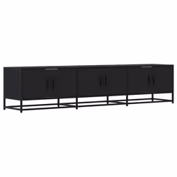 VidaXL 3300790, Nero, Metallo, Legno, 60 kg, 2100 mm, 350 mm, 410 mm