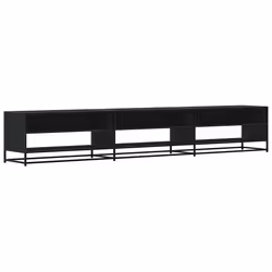 VidaXL 3300810, Nero, Metallo, Legno, 70 kg, 2700 mm, 400 mm, 460 mm