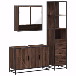VidaXL 3301164, Marrone, Metallo, Legno, 60 kg, 900 mm, 330 mm, 600 mm