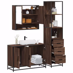 VidaXL 3301164 set di mobili da bagno