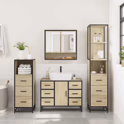 VidaXL 3301291 set di mobili da bagno - Vista aggiuntiva 4