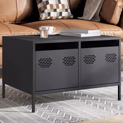 vidaXL Mobile TV Antracite 68x50x43,5 cm in Acciaio Laminato a Freddo - Vista aggiuntiva 3