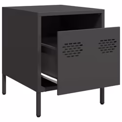 VidaXL 851244 comodino Nero - Vista aggiuntiva 4