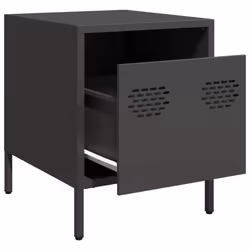 VidaXL 851245 comodino Nero - Vista aggiuntiva 4