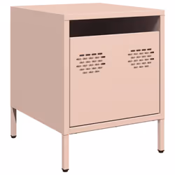 vidaXL Comodino Rosa 35x39x43,5 cm in Acciaio - Vista aggiuntiva 2