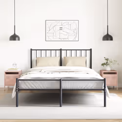 vidaXL Comodini 2 pz Rosa 35x39x43,5 cm in Acciaio - Vista aggiuntiva 3