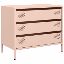 vidaXL Credenza Rosa 68x39x58,5 cm in Acciaio Laminato a Freddo - Vista aggiuntiva 2