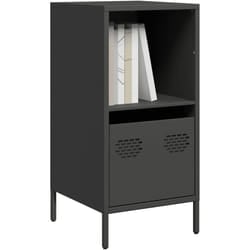 Vidaxl - Credenza Nera 35x39x73,5 cm in Acciaio Laminato a Freddo