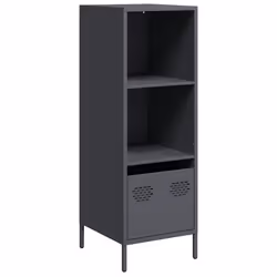 vidaXL Credenza Antracite 35x39x103,5 cm Acciaio - Vista aggiuntiva 2
