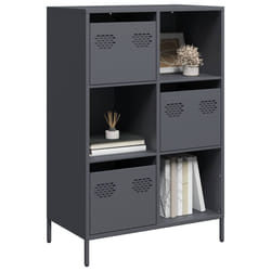 vidaXL Credenza Antracite 68x39x103,5 cm Acciaio