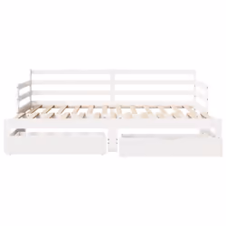 VidaXL 3302172 divano Divano letto Bianco - Vista aggiuntiva 4