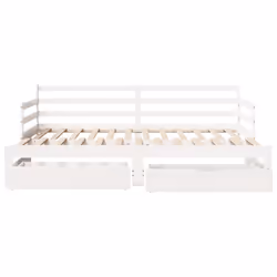 VidaXL 3302176 divano Divano letto Bianco - Vista aggiuntiva 4