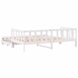 VidaXL 3302188 divano Divano letto Bianco - Vista aggiuntiva 8