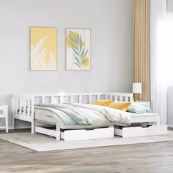 VidaXL 3302192 divano Divano letto Bianco