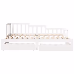 VidaXL 3302224 divano Divano letto Bianco - Vista aggiuntiva 4