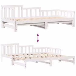VidaXL 3302224 divano Divano letto Bianco - Vista aggiuntiva 8