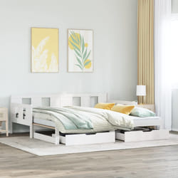 VidaXL 3302226 divano Divano letto Bianco