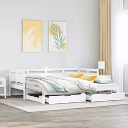 VidaXL 3302232 divano Divano letto Bianco - Vista aggiuntiva 2