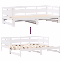 VidaXL 3302232 divano Divano letto Bianco - Vista aggiuntiva 8