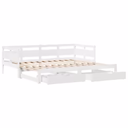VidaXL 3302234 divano Divano letto Bianco - Vista aggiuntiva 3