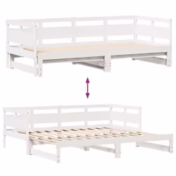 VidaXL 3302236 divano Divano letto Bianco - Vista aggiuntiva 8