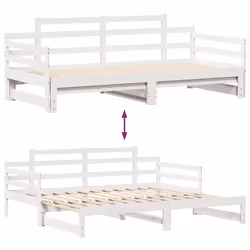 VidaXL 3302238 divano Divano letto Bianco - Vista aggiuntiva 8