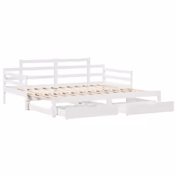VidaXL 3302240 divano Divano letto Bianco - Vista aggiuntiva 3