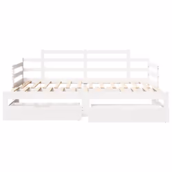VidaXL 3302240 divano Divano letto Bianco - Vista aggiuntiva 4