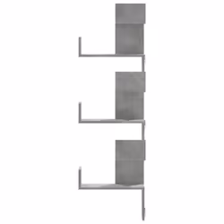 VidaXL 852639 scaffale Legno Grigio - Vista aggiuntiva 4