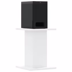 vidaXL Supporti Altoparlanti 2 pz Bianchi 30x30x40cm Legno Multistrato - Vista aggiuntiva 3