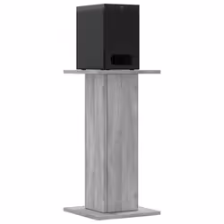 vidaXL Supporti Altoparlanti 2 pz Grigio 30x30x40 cm in Multistrato - Vista aggiuntiva 3