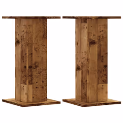 vidaXL Supporti Altoparlanti 2 pz Legno 30x30x60 cm Legno Multistrato - Vista aggiuntiva 2