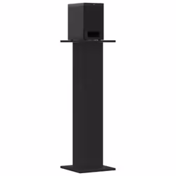 vidaXL Supporti Altoparlanti 2 pz Neri 30x30x95cm in Legno Multistrato - Vista aggiuntiva 3