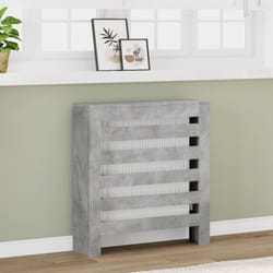 Copertura Termosifone Grigio Cemento 78x20x82 Legno Multistrato - Vidaxl