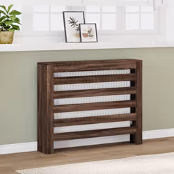Questa copertura per il termosifone sarà l'aggiunta perfetta al vostro soggiorno. Materiale durevole: Il legno multistrato è ...