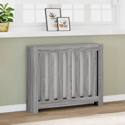 Copertura Termosifone Grigio Sonoma 104x20x82 Legno Multistrato Vidaxl 965934