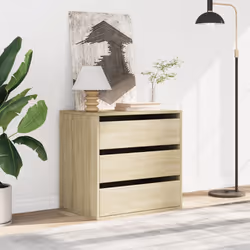 vidaXL Cassettiera Angolare Rovere Sonoma 60x41x58cm Legno Multistrato - Vista aggiuntiva 3