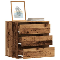 vidaXL Cassettiera Angolare Legno Antico 60x41x58 cm Legno Multistrato
