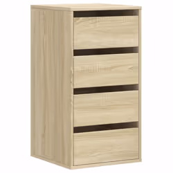 vidaXL Cassettiera Angolare Rovere Sonoma 40x41x76cm Legno Multistrato - Vista aggiuntiva 2