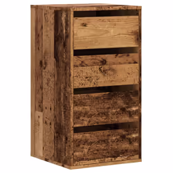 vidaXL Cassettiera Angolare Legno Antico 40x41x76 cm Legno Multistrato - Vista aggiuntiva 2