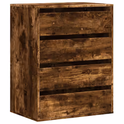 vidaXL Cassettiera Angolare Rovere Fumo 60x41x76cm Legno Multistrato - Vista aggiuntiva 2