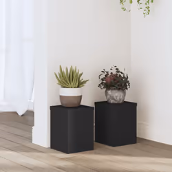 Questi supporti per le piante sono perfetti per mettere in mostra le vostre piante e altri oggetti decorativi. Materiale stab ...