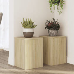 Vidaxl - Supporti per Piante 2 pz Rovere 25x25x35 cm in Multistrato 380464