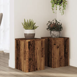 Vidaxl - Supporti per Piante 2 pz Legno 25x25x35 cm Legno Multistrato 820020