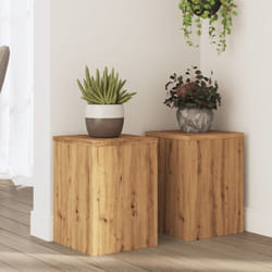 Vidaxl - Supporti per Piante 2 pz Rovere 25x25x35 cm in Multistrato 532098