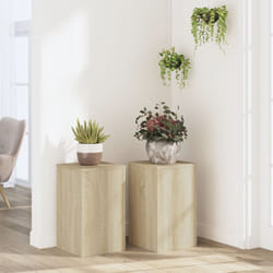 Vidaxl - Supporti per Piante 2 pz Rovere 30x30x50 cm in Multistrato