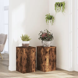 Vidaxl - Supporti per Piante 2 pz Rovere 30x30x50 cm Legno Multistrato