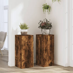 Vidaxl - Supporti per Piante 2 pz Rovere 30x30x70 cm Legno Multistrato 802308
